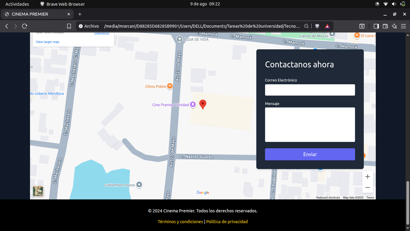 Cinema Landing Page-1